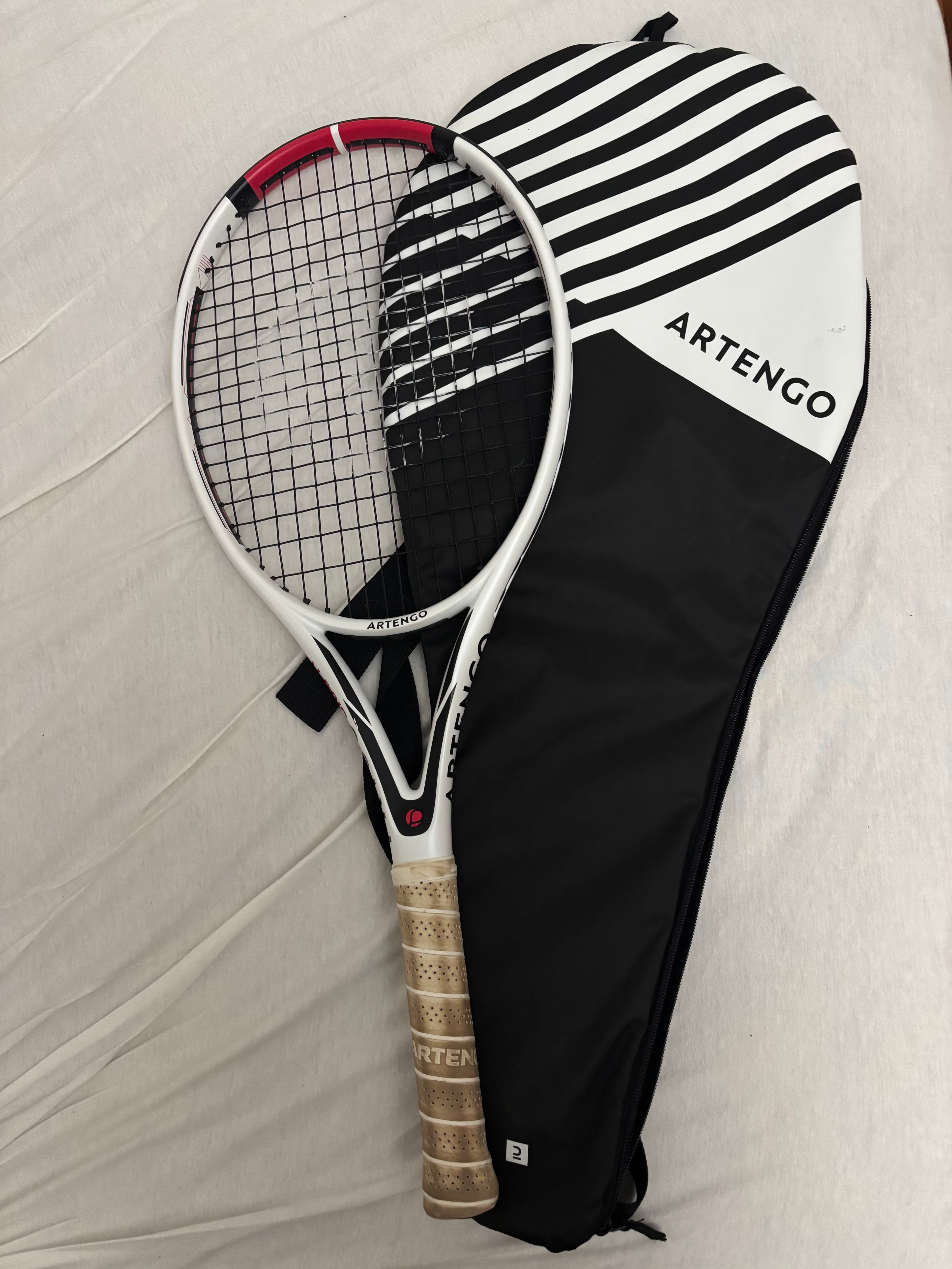 Tennis Racket Artengo TR160 GRAPH LITE and cover